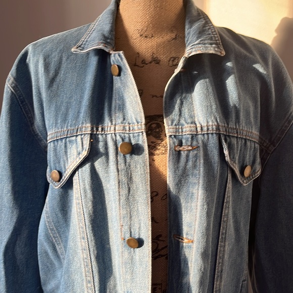 vintage visa classic denim jean jacket - Picture 2 of 6